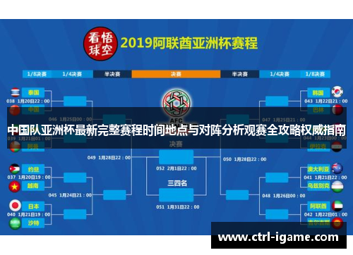中国队亚洲杯最新完整赛程时间地点与对阵分析观赛全攻略权威指南 中国队亚洲杯最新完整赛程时间地点与对阵分析观赛全攻略权威指南